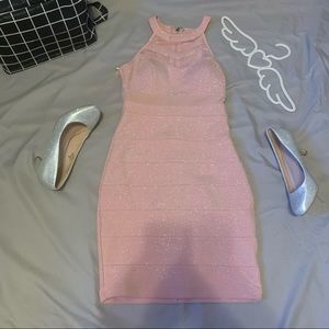Pink Glittery Dress